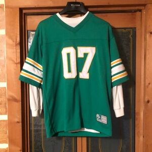 Starter Green, Yellow, White 2pc football style jersey sz XL 16/18 boys